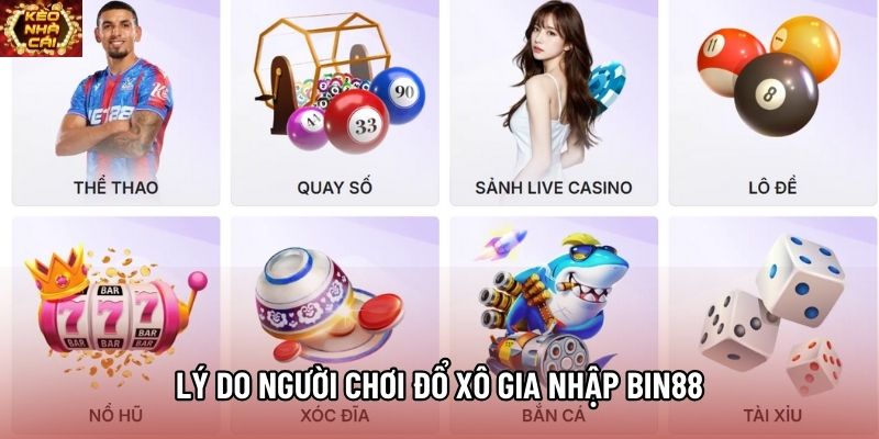 Lý do người chơi đổ xô gia nhập Bin88 Lý do người chơi đổ xô gia nhập Bin88